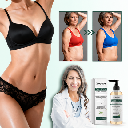 Zoppoz® Collagen Lifting Body Oil — Firms and refines sagging skin by 98% in 24 hours